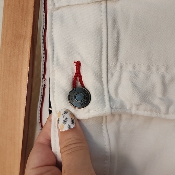 Tommy Hilfiger White Cuffes Skinny Pant - Picture 7 of 14